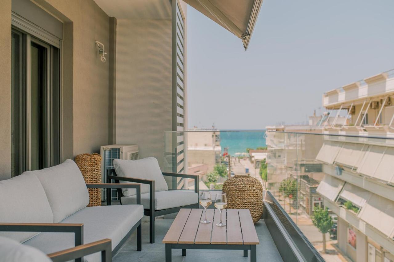Hama Luxury Seaside Apartments Corinth Exteriör bild